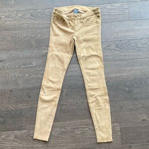 Suede leather beige pants - True Religion